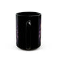 Cute Gothic Ghost Mug — "Dead Tired, Still Cute" Black Coffee Cup