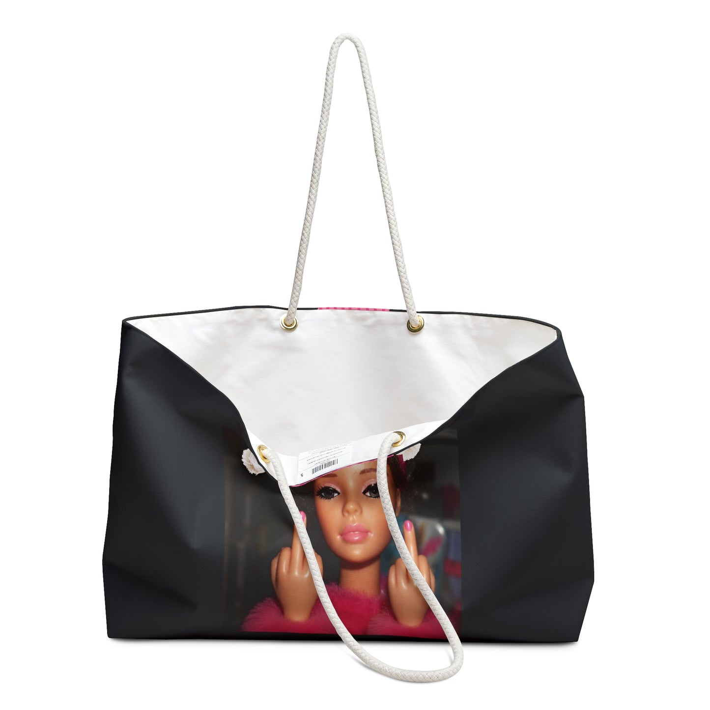 Sassy Doll Weekender Bag – Bold Double Middle Finger Travel Tote