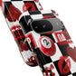 Red Kiss Heart Checkerboard phone case | Danger XOXO dice pattern