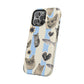 Cat Pattern Magnetic Impact Phone Case — Cute Cats, Fish & Hearts Design