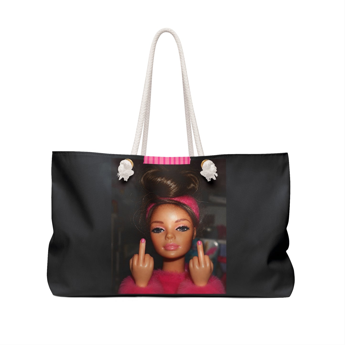 Sassy Doll Weekender Bag – Bold Double Middle Finger Travel Tote