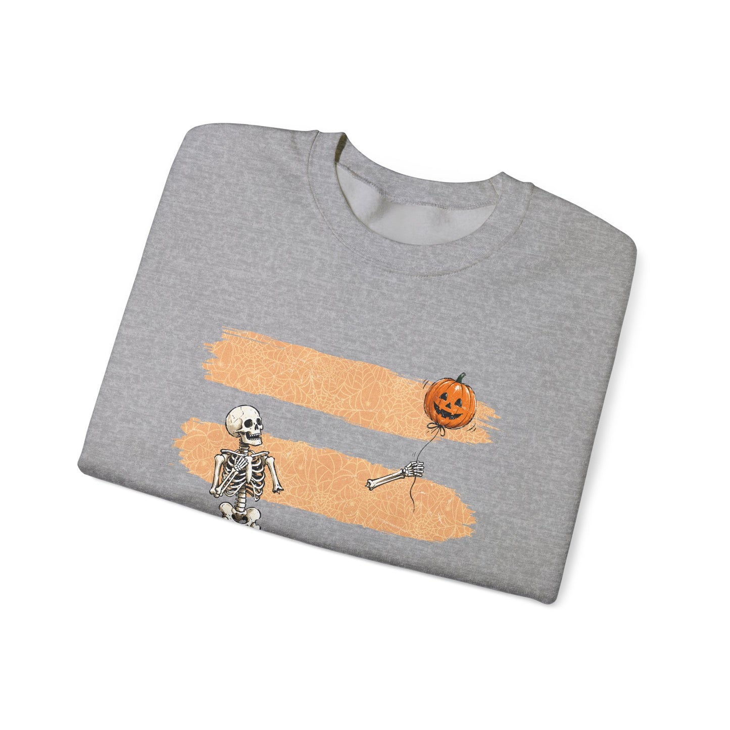 Halloween Skeleton Crewneck Sweatshirt — 'Well, shit...' Graphic
