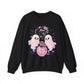 Ghost Potion Crewneck Sweatshirt — Cute Pink Ghosts & Potion Bottle Halloween Pullover