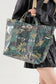 White Cow Spots Print Travel Tote Bag