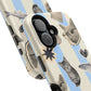 Cat Pattern Magnetic Impact Phone Case — Cute Cats, Fish & Hearts Design